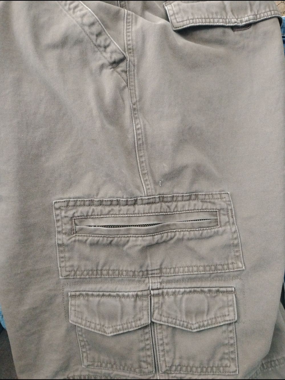 Denver Hayes Men's Cotton Brown Cargo Shorts